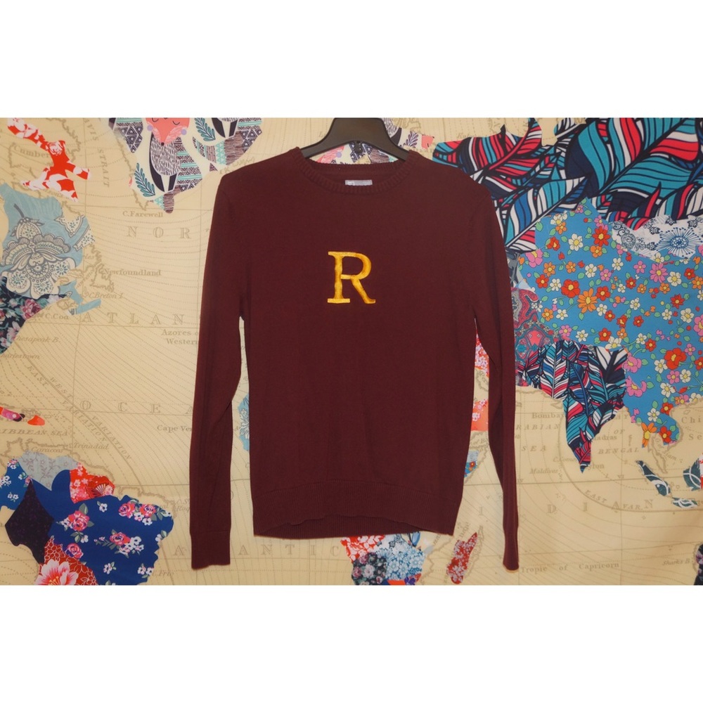 "R" embroidered Ron Weasley Sweater